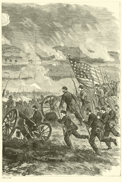 Gettysburg, 3 lipca 1863, lipiec 1863 autorstwa American School