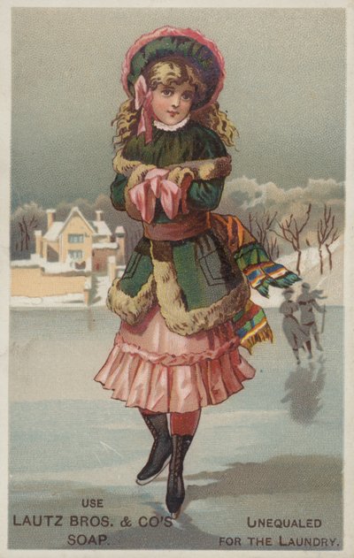 Dziewczyna na łyżwach autorstwa American School