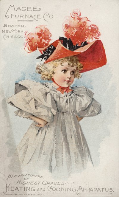 Dziewczyna w czerwonej masce autorstwa American School