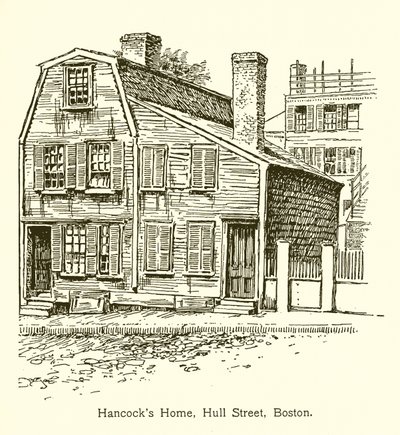 Dom Hancocks, Hull Street, Boston autorstwa American School