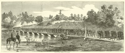 Prom Hanover, przeprawa przez Pamunkey, czerwiec 1864 autorstwa American School