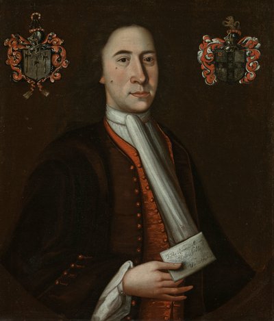 Henry Gibbs, c.1721 (olej na płótnie) autorstwa American School