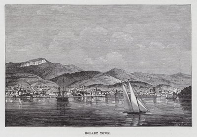 Miasto Hobart (rycina) autorstwa American School