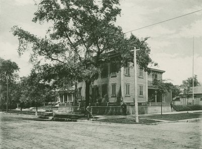 Dom Abrahama Lincolna w 1861 roku (fotograwiura) autorstwa American School