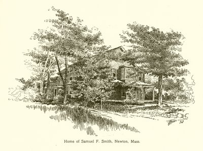 Dom Samuela F. Smitha, Newton, Mass autorstwa American School