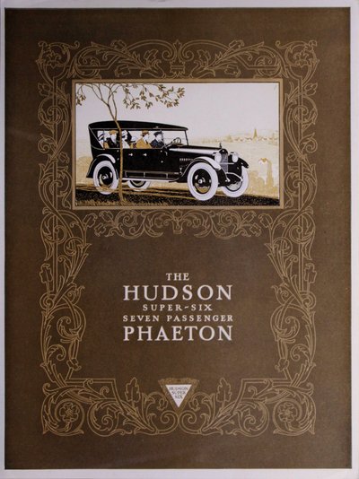 Hudson Super-Six Seven Phaeton pasażerski, 1923 r autorstwa American School