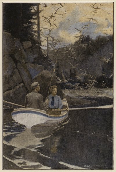 Ilustracja do Days Off and Other Digressions (kolorowa litografia) autorstwa American School