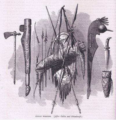 Broń indyjska, ilustracja z pubu Cassell