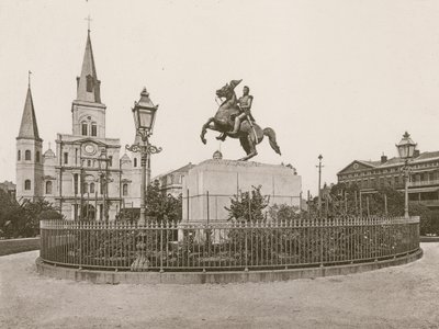 Jackson Square, Nowy Orlean (fotograwiura) autorstwa American School