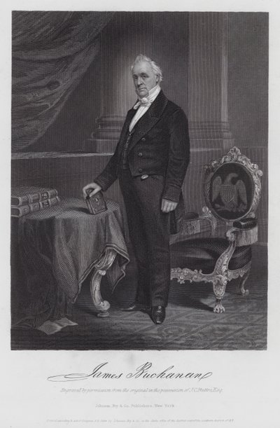 James Buchanan (Grawerowanie) autorstwa American School