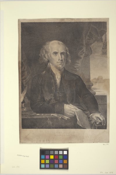 James Madison (litografia) autorstwa American School