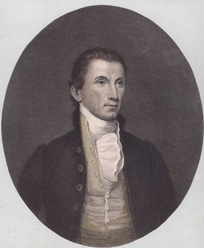 James Monroe (kolorowy grawerunek) autorstwa American School