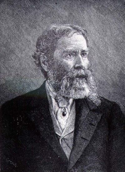 James Russell Lowell (1819-1891) (grawerowanie) autorstwa American School