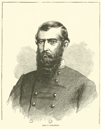 John C. Pemberton, maj 1863 autorstwa American School