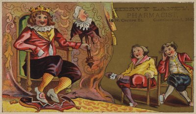 Król siedzący na tronie autorstwa American School