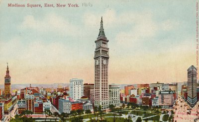 Madison Square, Wschód, Nowy Jork, 1900 autorstwa American School