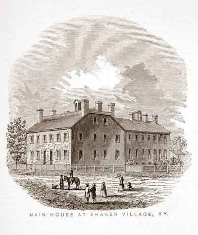 Główny dom w Shaker Village, KY autorstwa American School