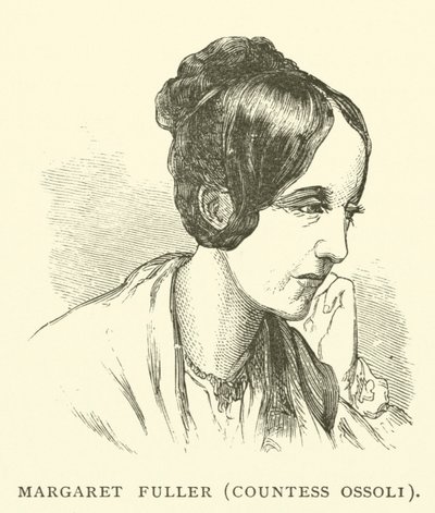 Margaret Fuller, hrabina Ossoli, amerykańska dziennikarka i działaczka na rzecz praw kobiet (rycina) autorstwa American School