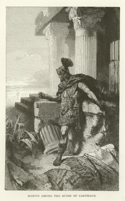 Marius wśród ruin Kartaginy autorstwa American School
