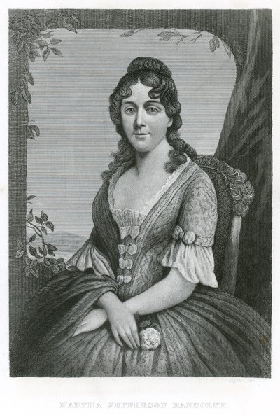 Martha Jefferson Randolph (rycina) autorstwa American School