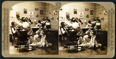 McCarthys Wake (część 3), 1899 (stereograf) autorstwa American School