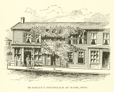 Miejsce urodzenia McKinleya w Niles, Ohio autorstwa American School
