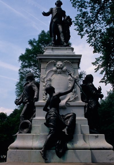 Pomnik ku czci generała Gilberta de Lafayette, 1891 autorstwa American School