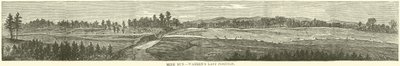 Mine Run, ostatnia pozycja w Warrens, listopad 1863 autorstwa American School