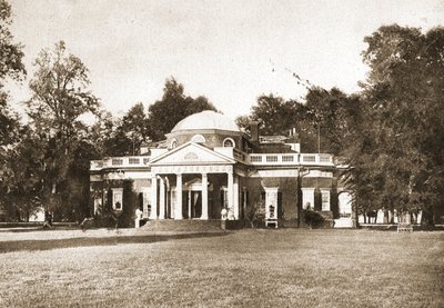 Monticello, Virginia, 1914 (wklęsłodruk w tonie sepii) autorstwa American School