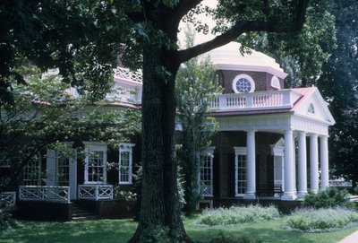 Monticello, zaprojektowany przez Thomasa Jeffersona autorstwa American School