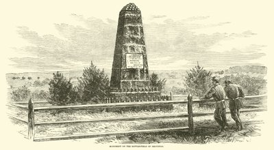 Pomnik na polu bitwy pod Groveton, sierpień 1862 r. autorstwa American School