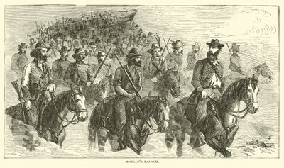 Najeźdźcy Morgans, lipiec 1863 autorstwa American School