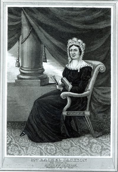 Pani Rachel Jackson, wyd. Joseph How, ok. 1850-1900 autorstwa American School