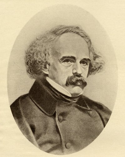 Nathaniel Hawthorne (1804-64) autorstwa American School