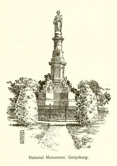 Pomnik narodowy, Gettysburg autorstwa American School