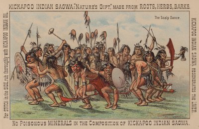 Indiański taniec skóry głowy autorstwa American School