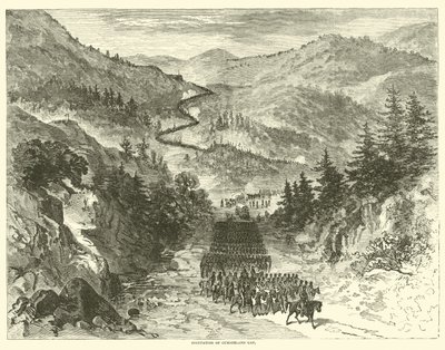 Okupacja Cumberland Gap, wrzesień 1863 autorstwa American School