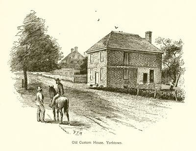 Stary urząd celny, Yorktown autorstwa American School