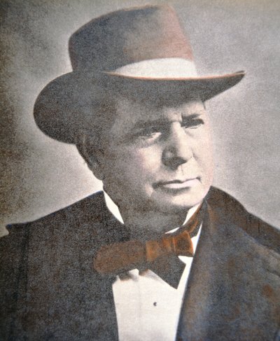 Oliver Fisher Winchester (1810-80) (kolorowe zdjęcie) autorstwa American School