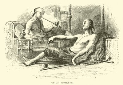 Palacze opium autorstwa American School
