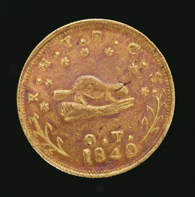 Oregon Exchange Company Dziesięć Dolarów autorstwa American School