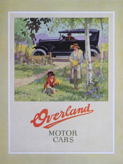 Overland Motor Cars, 1923 autorstwa American School
