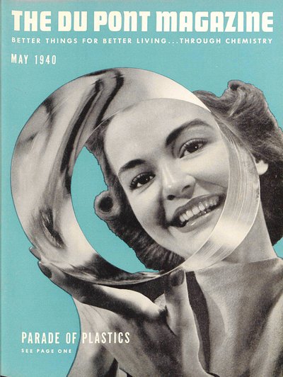 Parada Tworzyw Sztucznych, przednia okładka magazynu DuPont, maj 1940 autorstwa American School