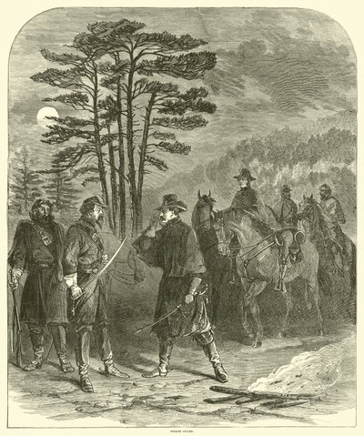Strażnik pikiet, styczeń-kwiecień 1863 r. autorstwa American School