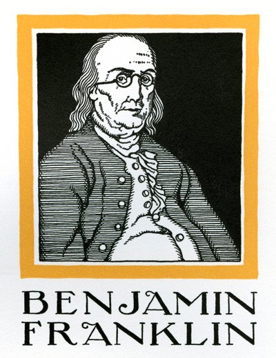 Portret Benjamina Franklina autorstwa American School