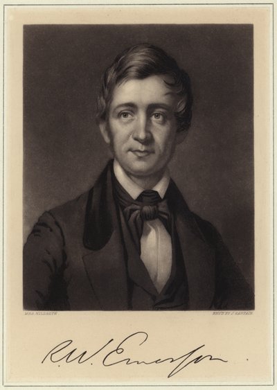 Portret Ralpha Waldo Emersona autorstwa American School