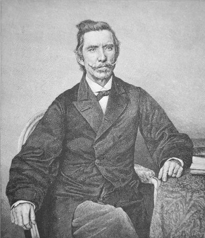 Portret kontradmirała Semmesa (1809-77), kapitana konfederackiego najeźdźcy Alabama (lito) autorstwa American School