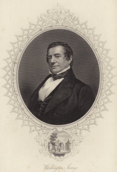 Portret Waszyngtona Irvinga autorstwa American School