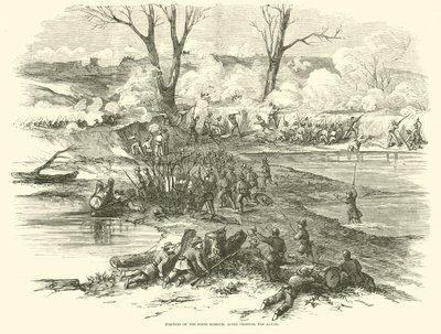 Pozycja Szóstego Missouri po przekroczeniu Bayou, grudzień 1862 r. autorstwa American School