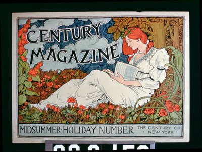 Plakat reklamowy Century Magazine, Midsummer Holiday Number, Nowy Jork autorstwa American School
